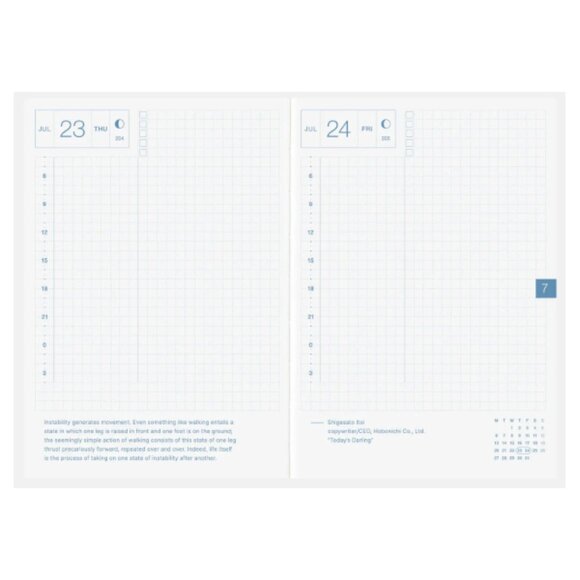 2026 A6 Hobonichi Techo Original - English - Picture 4 of 6